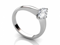 Engagement ring SPAFO5 profile view