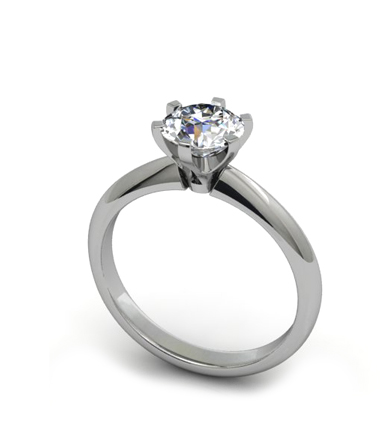 Eclat Shield Diamond Ring I 64Facets Fine Diamond Jewelry